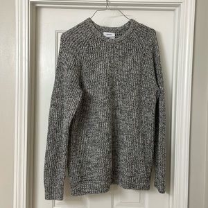 Men’s XXL old navy sweater. Black/gray